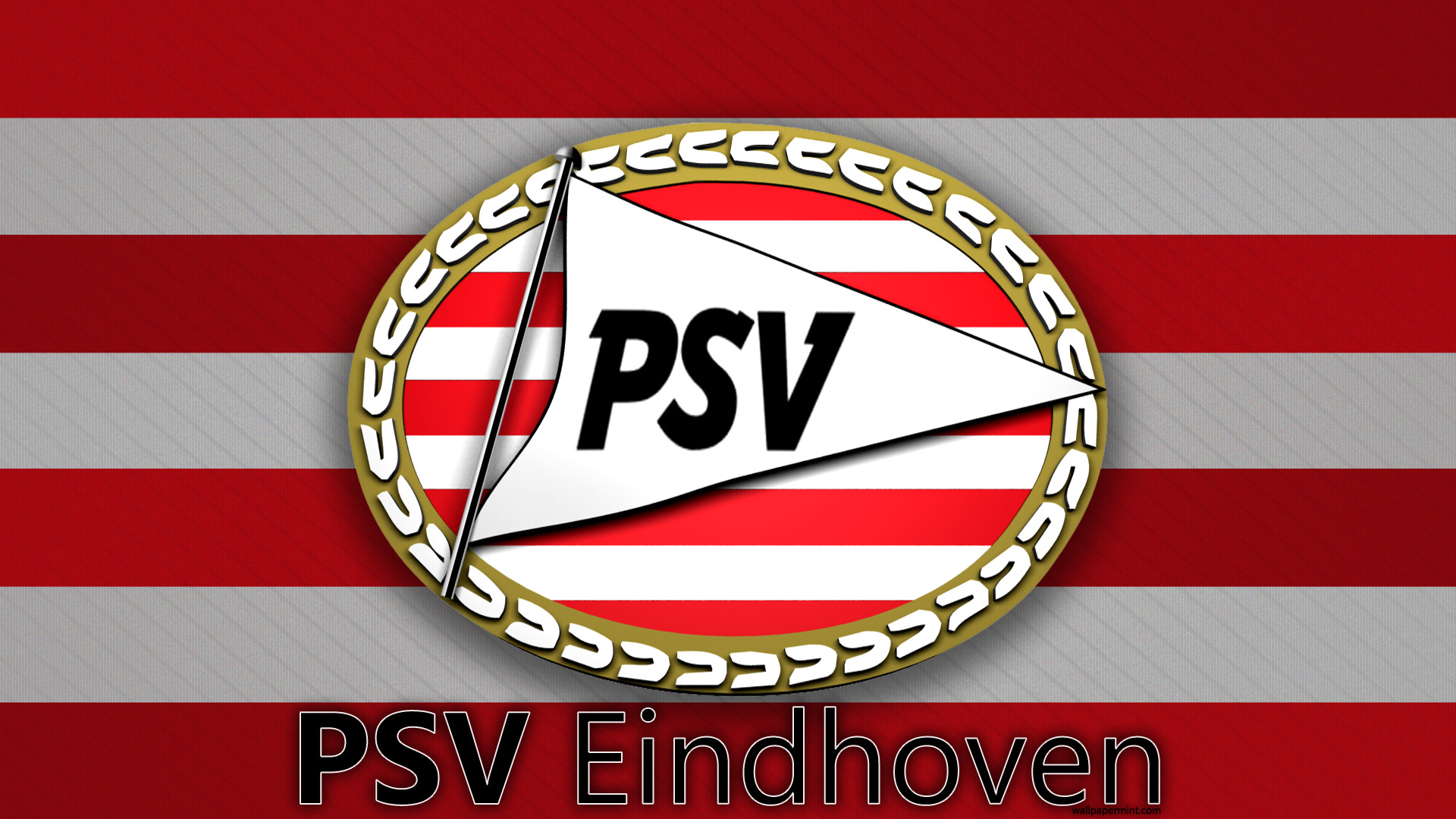 PSV Eindhoven Logo 3D Wallpaper