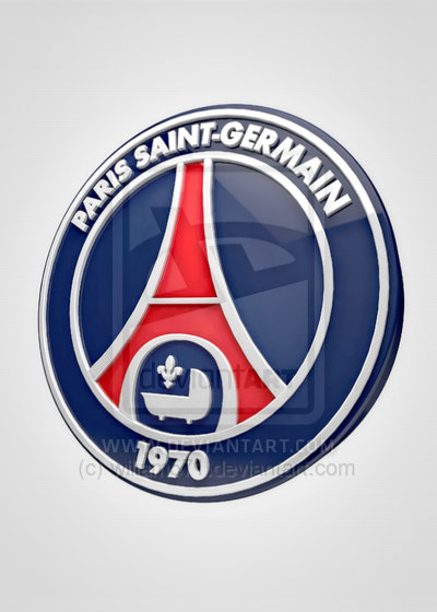 Paris Saint-Germain Logo 3D Wallpaper