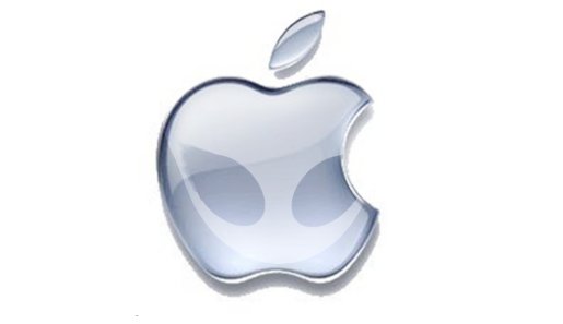 Apple alien logo Wallpaper