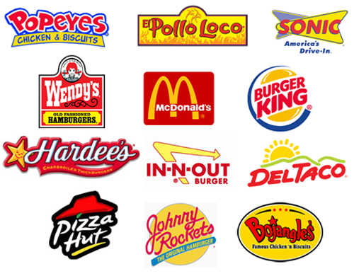Food logos Wallpaper