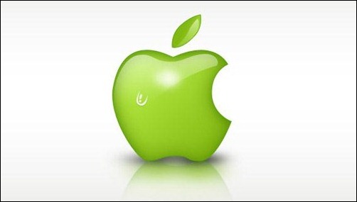 Green Apple logo Wallpaper