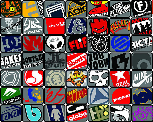 Skate logos Wallpaper