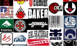 Skateboard logos
