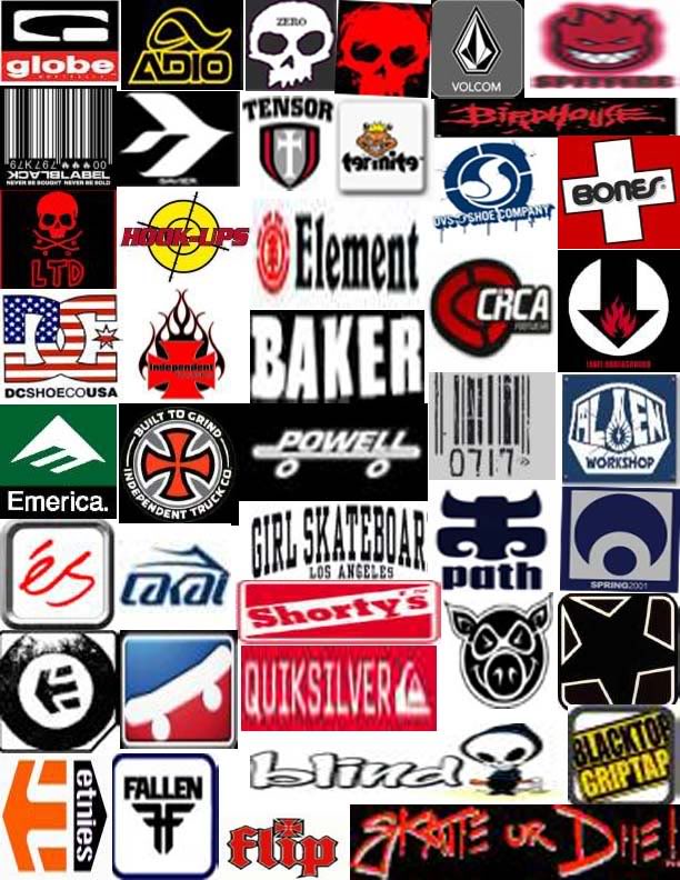 Skateboard logos Wallpaper