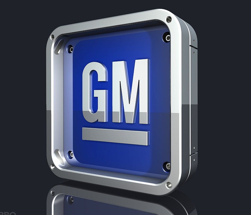 GM logo 3D Wallpaper