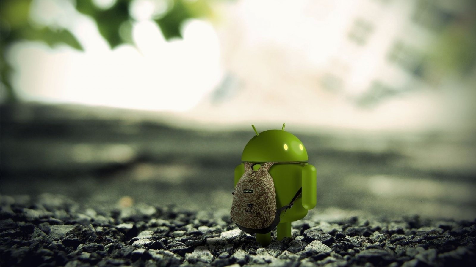 Funny Android 3D Logo Wallpaper