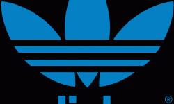 Adidas Logo Blue