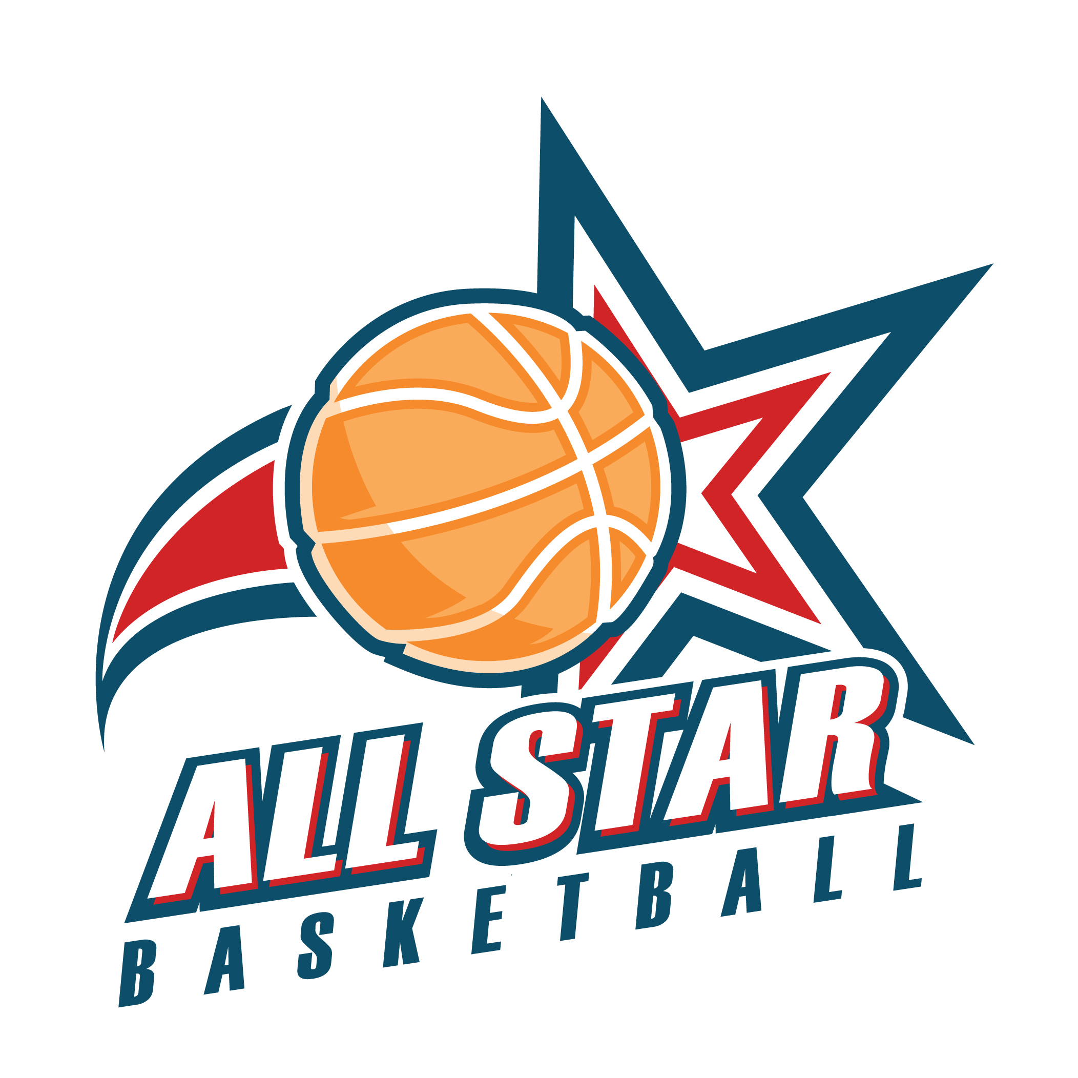 All Star Basketball Logo Wallpaper