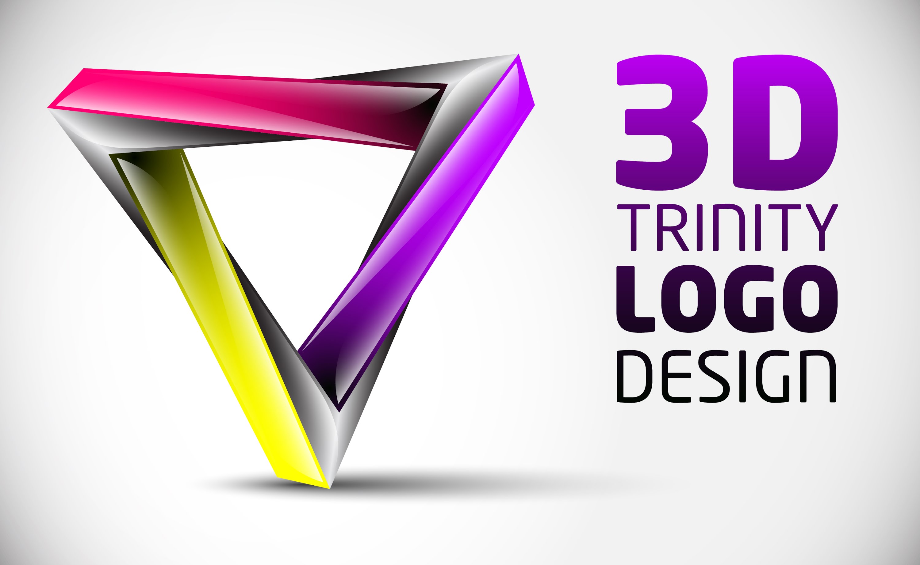 3D Triniti Logo Wallpaper